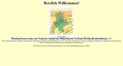 Desktop Screenshot of philatelisten-sachsen-anhalt.de