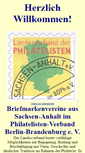 Mobile Screenshot of philatelisten-sachsen-anhalt.de